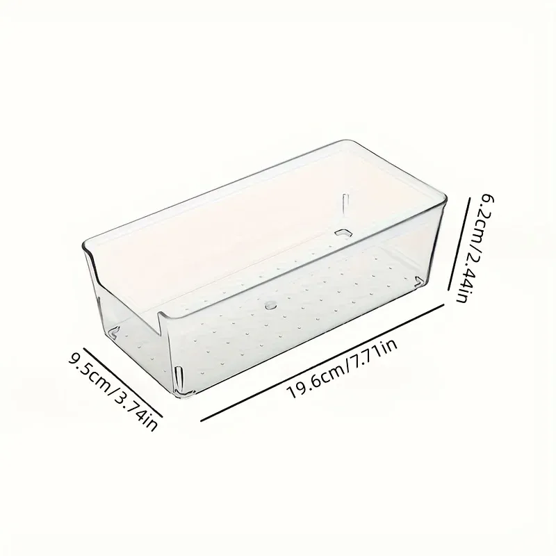 Coffret de rangement transparent pour cosmétiques