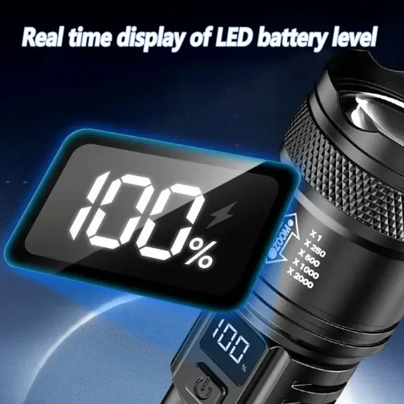 Lampe de poche LED en extérieur