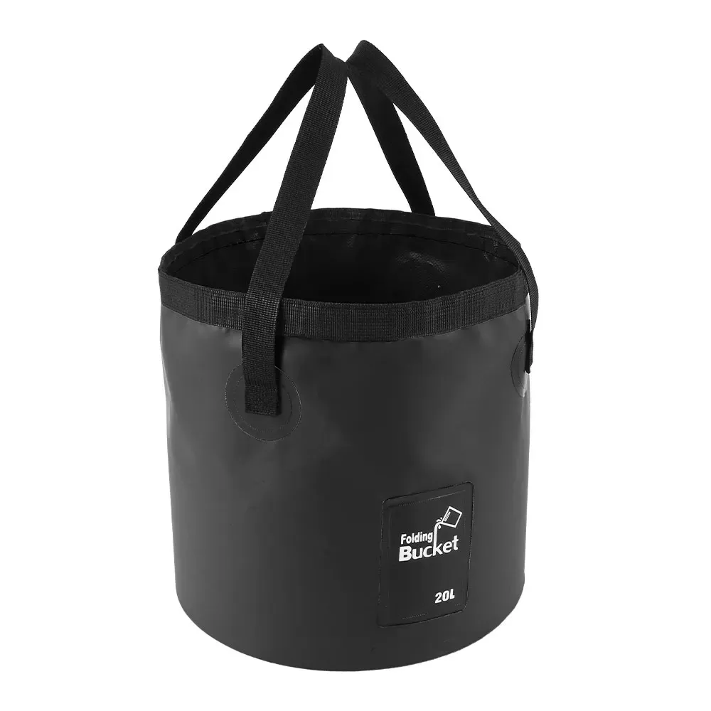 Seau pliant étanche 20 L portable pour l'extérieur 8