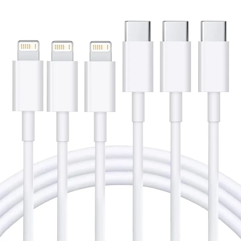 Câble Lightning vers USB-C Power Delivery 20 W certifié MFi pour iPhone 14, 13, 12, 11, Pro Max, XS Max, XR, 8, 7 et 6 1