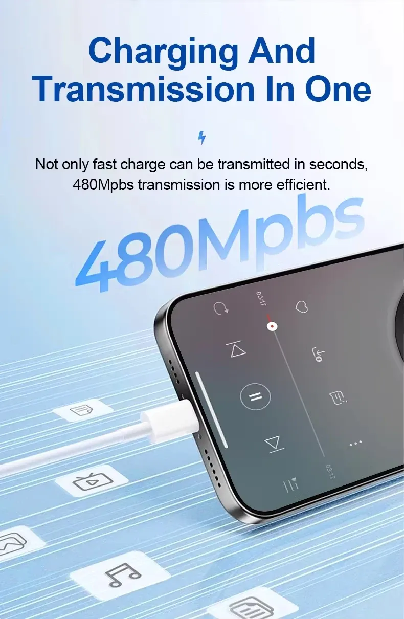 Câble de charge rapide certifié