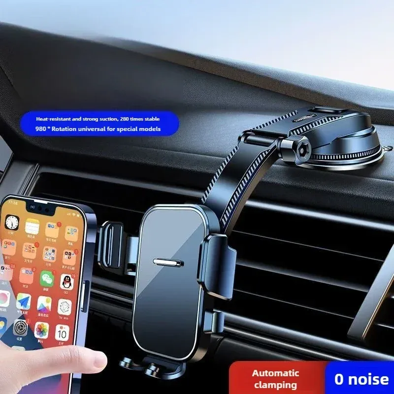 Support de téléphone universel à ventouse pour voiture, support de navigation intérieur stable, nouveau modèle