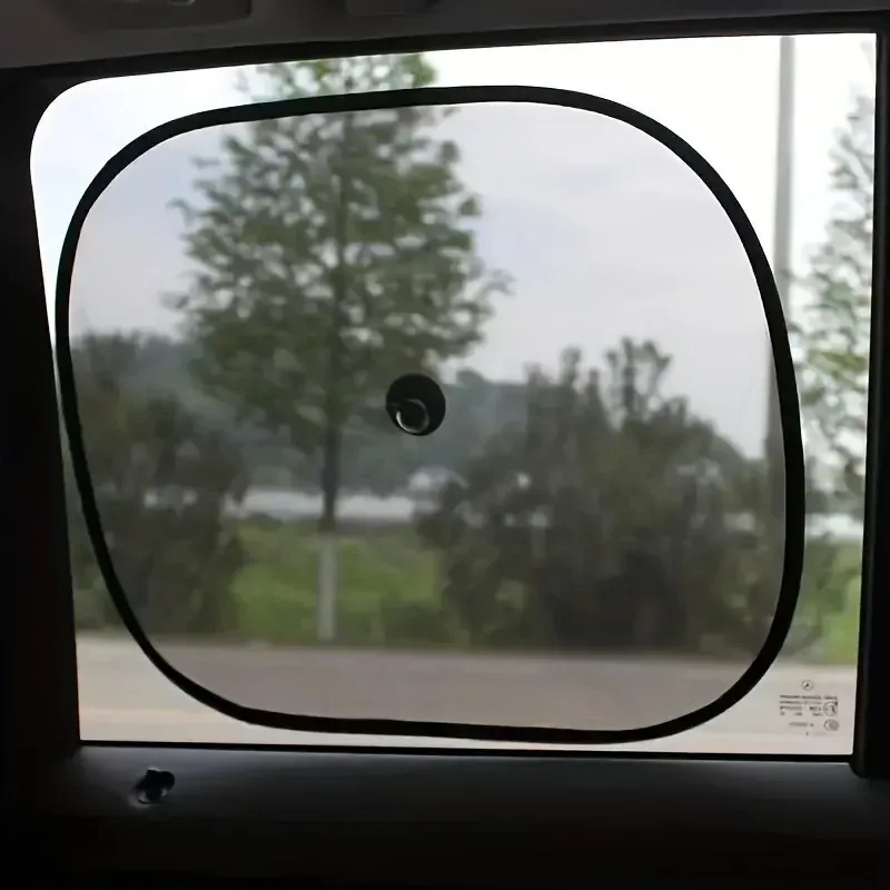 Pare-soleil de voiture pliable, vue en situation
