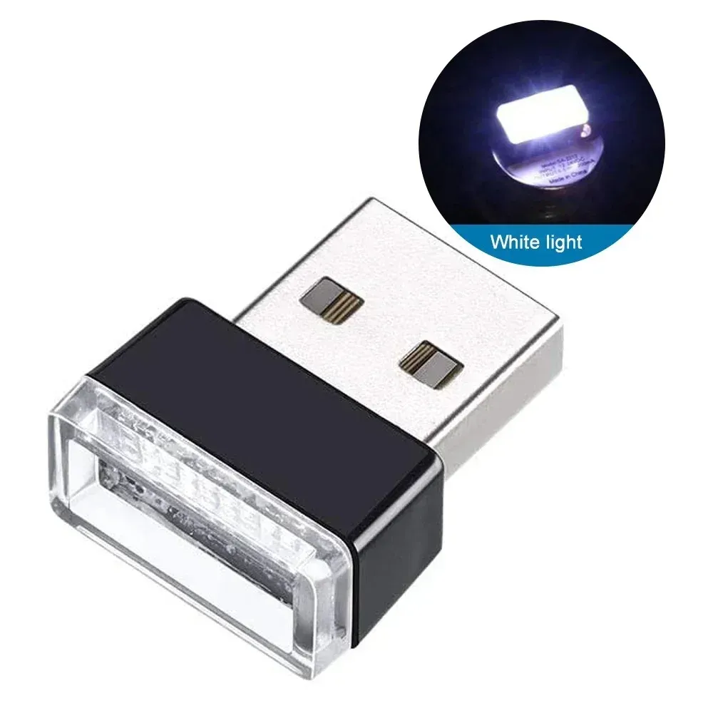 Mini lumière LED USB pour voiture, éclairage d'ambiance USB pour intérieur automobile, lampe décorative Plug and Play, éclairage de secours, lampe USB Stonego 7