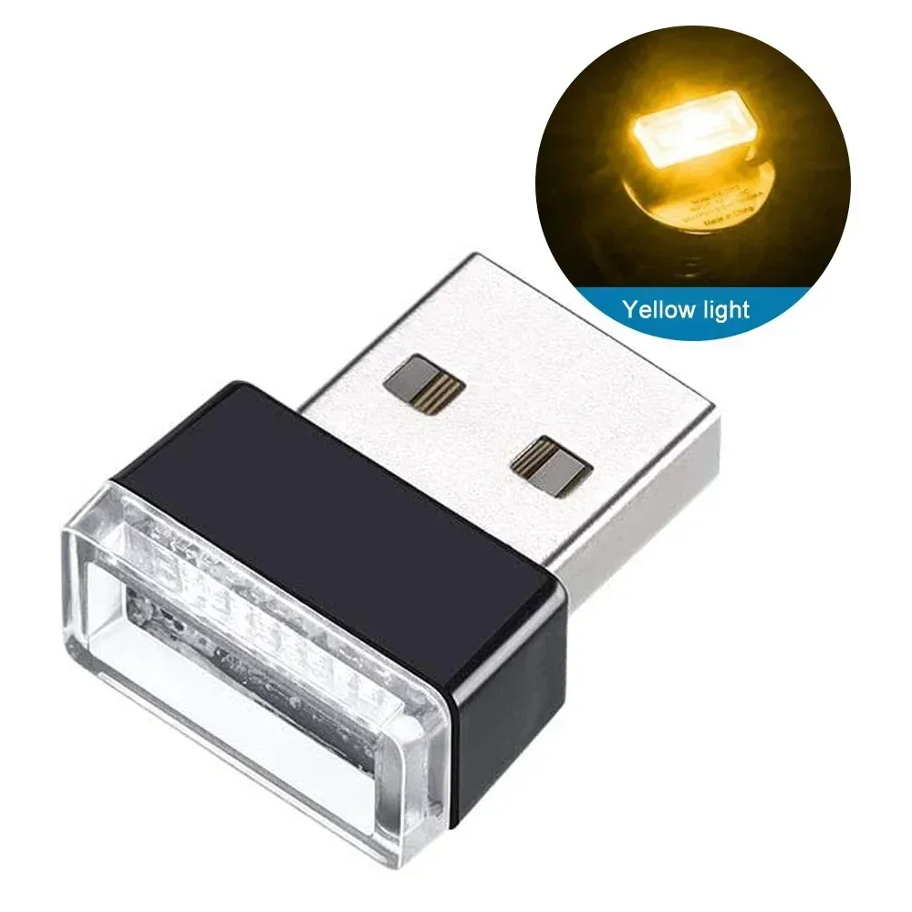 Mini lumière LED USB pour voiture, éclairage d'ambiance USB pour intérieur automobile, lampe décorative Plug and Play, éclairage de secours, lampe USB Stonego 8