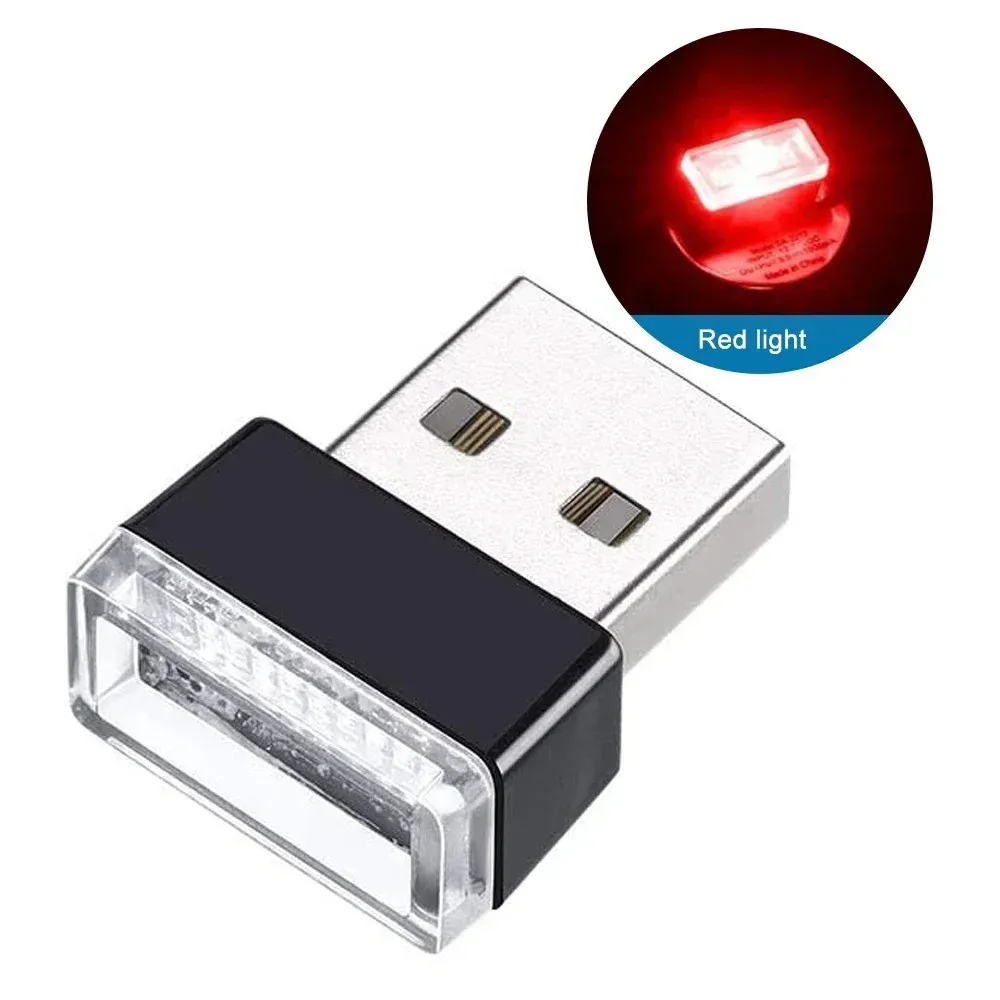 Mini lumière LED USB pour voiture, éclairage d'ambiance USB pour intérieur automobile, lampe décorative Plug and Play, éclairage de secours, lampe USB Stonego 9