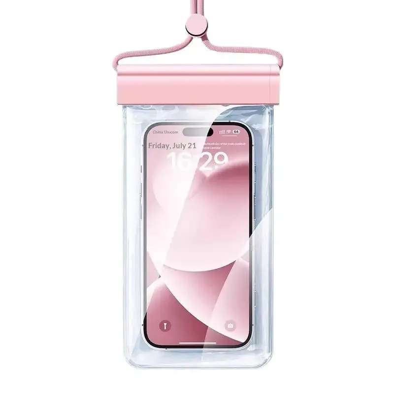 Pochette étanche pour téléphone, mise en situation