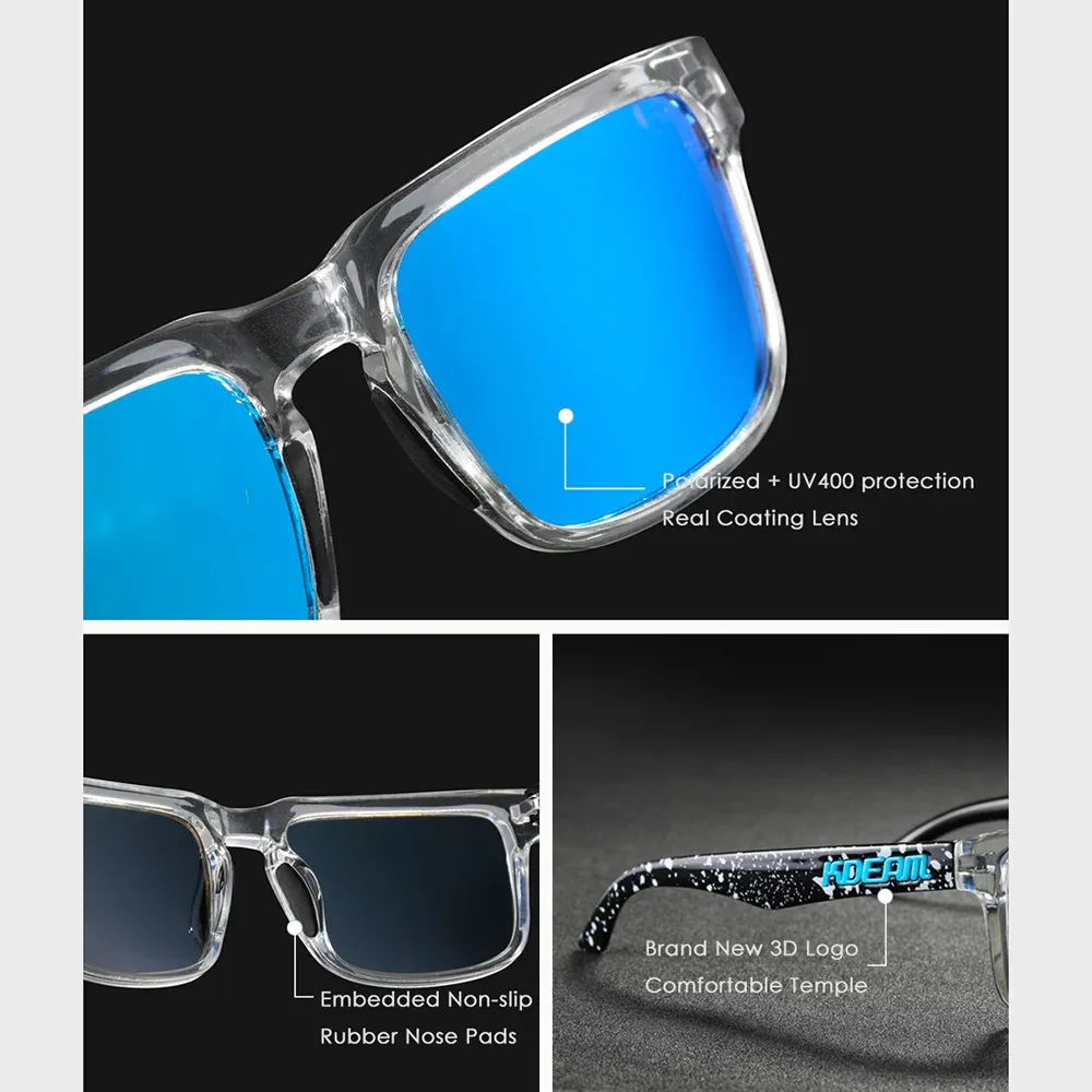 Lunettes de soleil polarisées KDEAM - vue 4