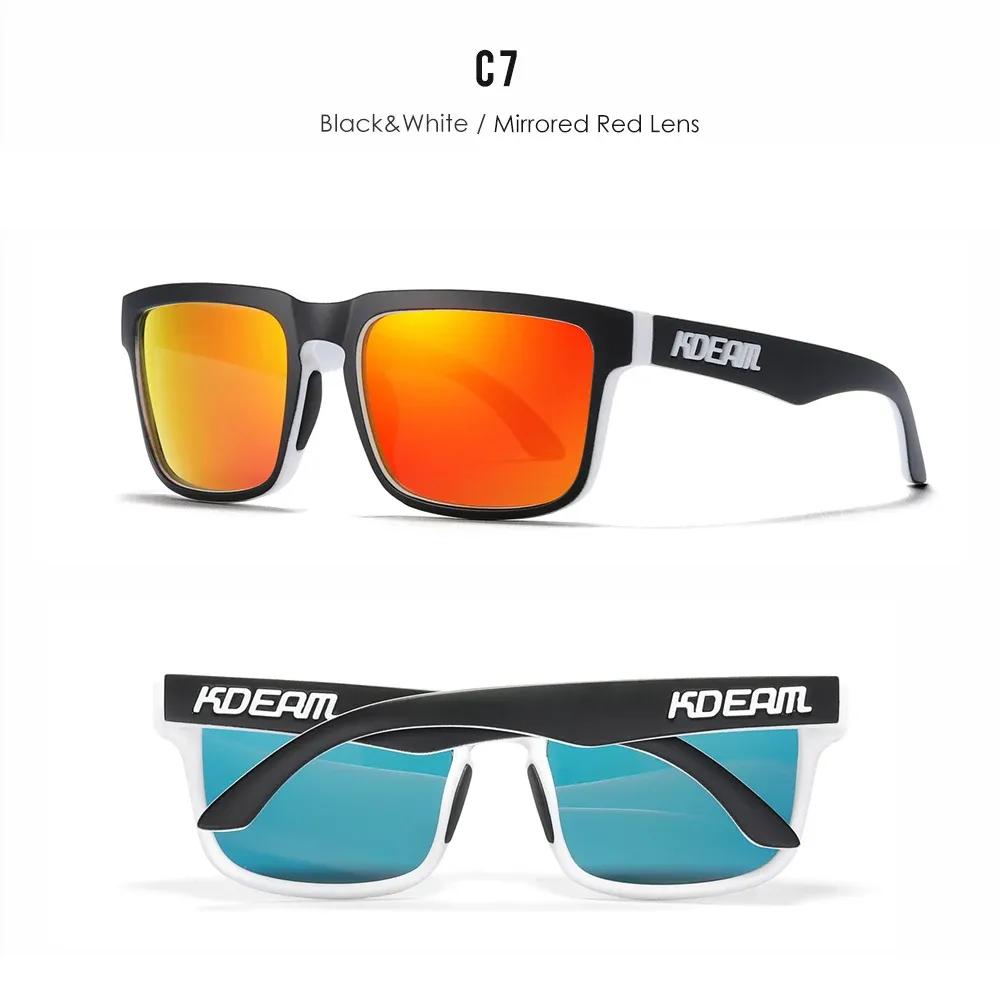 Lunettes de soleil polarisées unisexes KDEAM, pour la pêche, la conduite et les activités de plein air 7