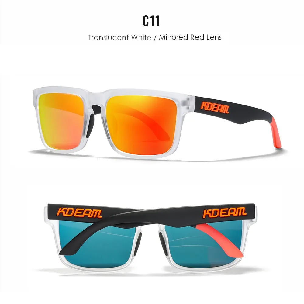 Lunettes de soleil polarisées unisexes KDEAM, pour la pêche, la conduite et les activités de plein air 9