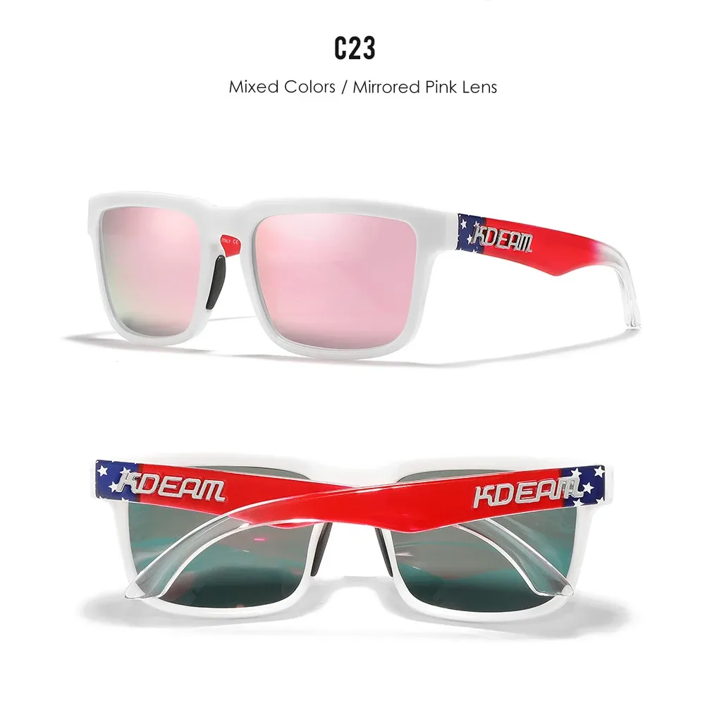 Lunettes de soleil polarisées unisexes KDEAM, pour la pêche, la conduite et les activités de plein air 21