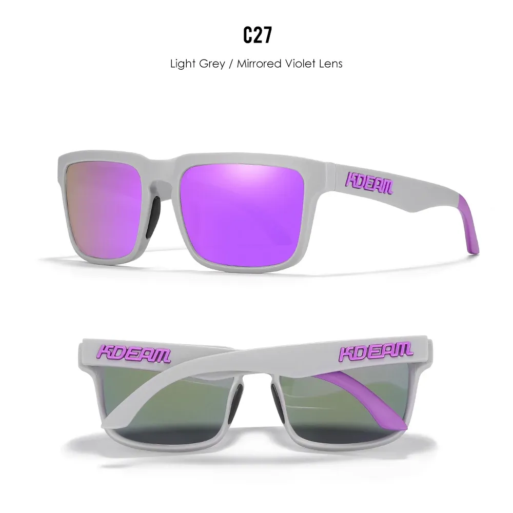 Lunettes de soleil polarisées unisexes KDEAM, pour la pêche, la conduite et les activités de plein air 25