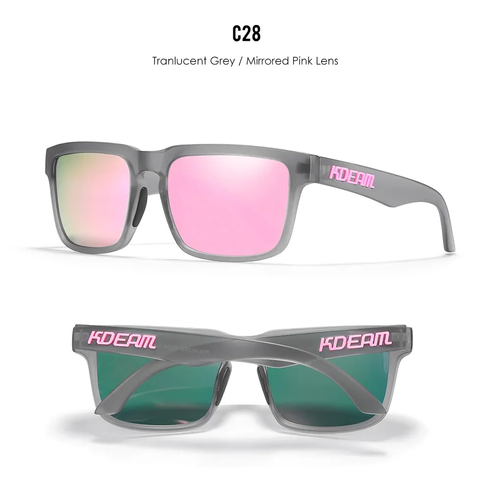 Lunettes de soleil polarisées unisexes KDEAM, pour la pêche, la conduite et les activités de plein air 24