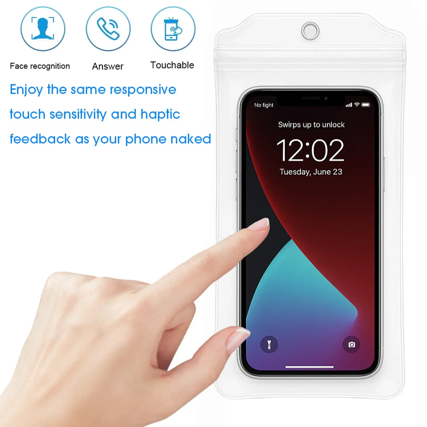 Étui de protection étanche pour téléphone portable