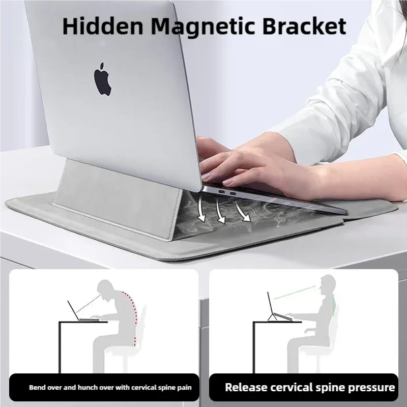 Housse de protection pour ordinateur portable 13, 14, 15 et 15,6 pouces compatible Huawei, HP, Dell et MacBook Air/Pro 13 et 13,6 pouces (M4), pochette pour homme et femme 3