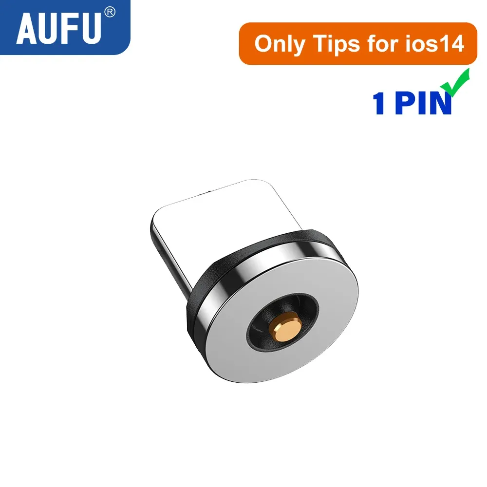 AUFU Câble de charge magnétique 3 en 1 rotatif à 540°, USB-C, Micro USB et Lightning, compatible iPhone, Xiaomi, Samsung et Huawei 16