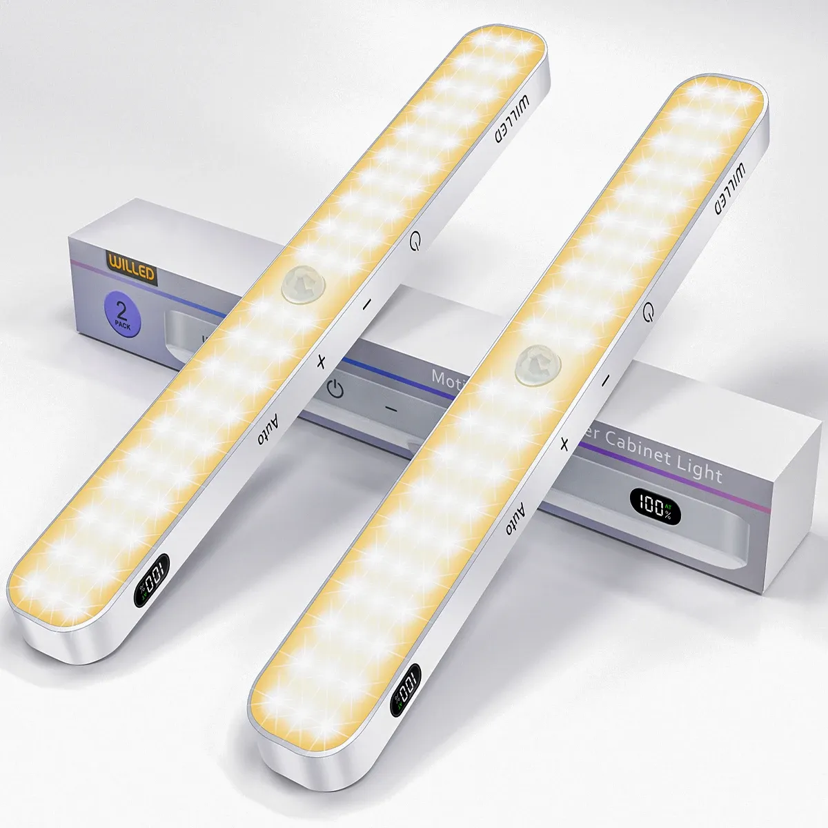 Wait, the title is already in French. Translating it to clean, professional French means condensing the spammy keyword stuffing into a natural product name.
Veilleuse LED sans fil à détecteur de mouvement pour armoire, rechargeable, 60 LEDs, lumière chaude, avec écran de batterie et commande tactile