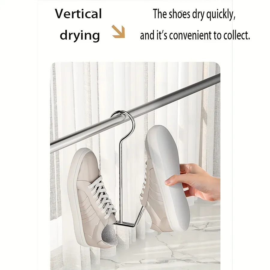 Étagère à chaussures vue de côté