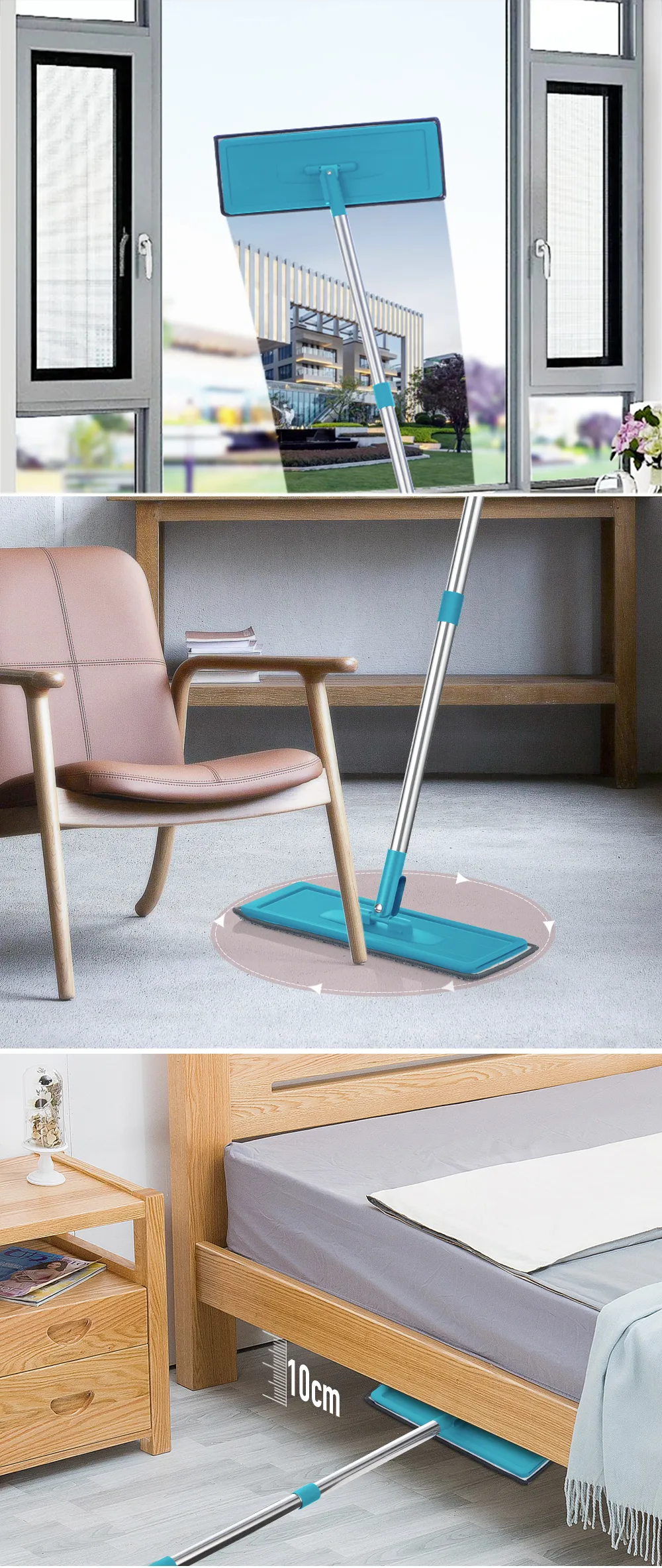 Vadrouille rangée dans un intérieur moderne