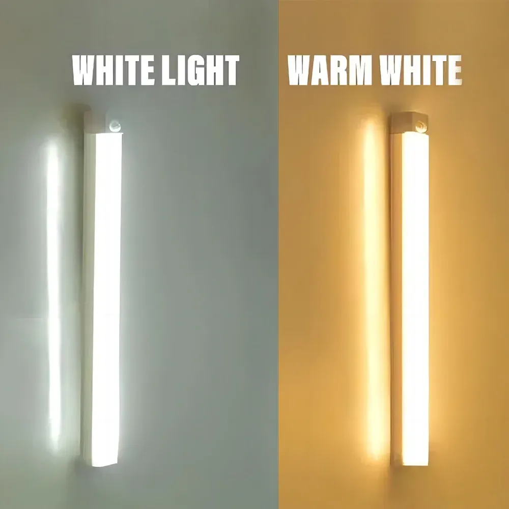 Veilleuse LED sans fil avec détecteur de mouvement, rechargeable USB-C, pour armoire, garde-robe, escalier et cuisine 3