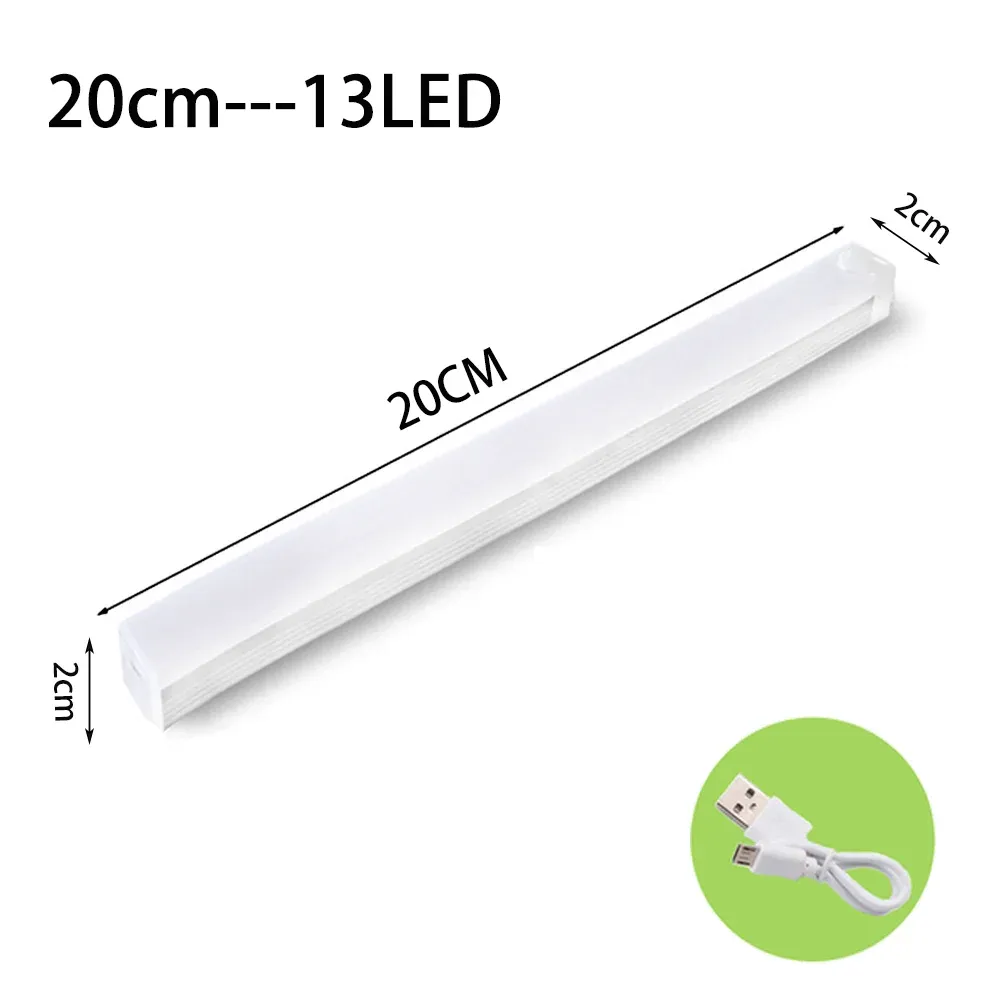 Veilleuse LED sans fil avec détecteur de mouvement, rechargeable USB-C, pour armoire, garde-robe, escalier et cuisine 10