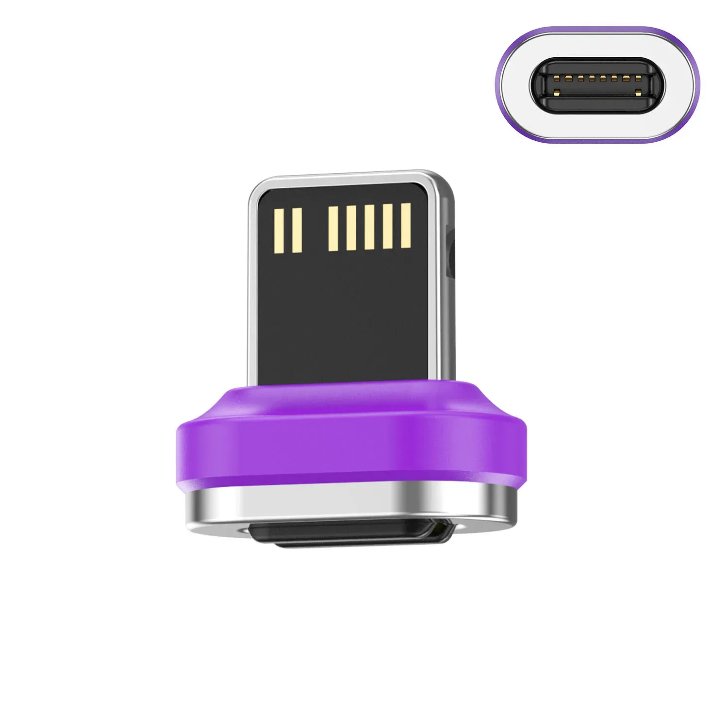 USLION Adaptateur USB-C magnétique 240 W, charge rapide 11