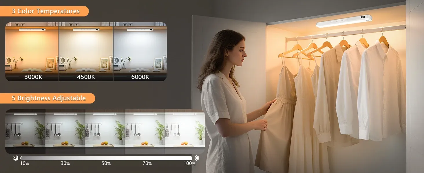 Ambiance lumineuse WILLED dans une armoire