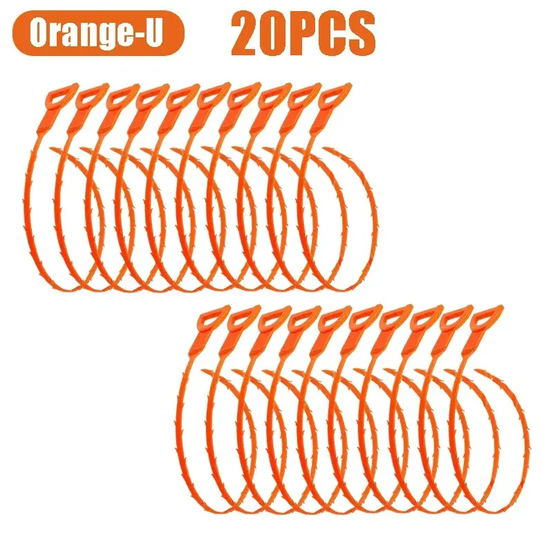 Crochet de dragage pour cheveux, outil de débouchage pour canalisations et éviers, déboucheur de siphon, crochet pour évacuation de toilettes, fournitures de nettoyage 18