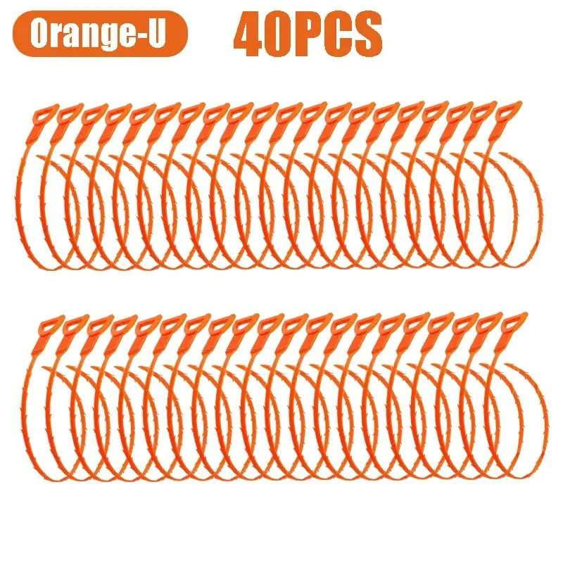 Crochet de dragage pour cheveux, outil de débouchage pour canalisations et éviers, déboucheur de siphon, crochet pour évacuation de toilettes, fournitures de nettoyage 14