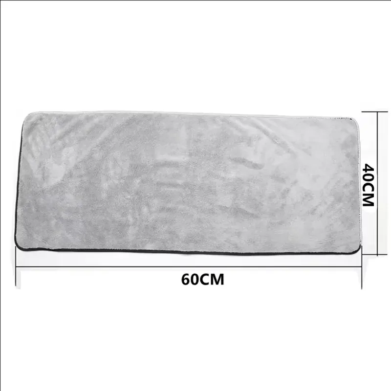 Serviette en microfibre super absorbante pour lavage de voiture, séchage sans traces 3