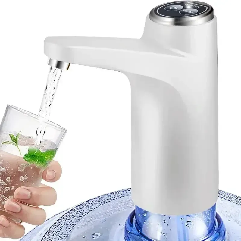 Distributeur d'eau portable 5 gallons avec pompe électrique automatique et chargement USB, idéal pour la maison, le bureau et l'extérieur 7