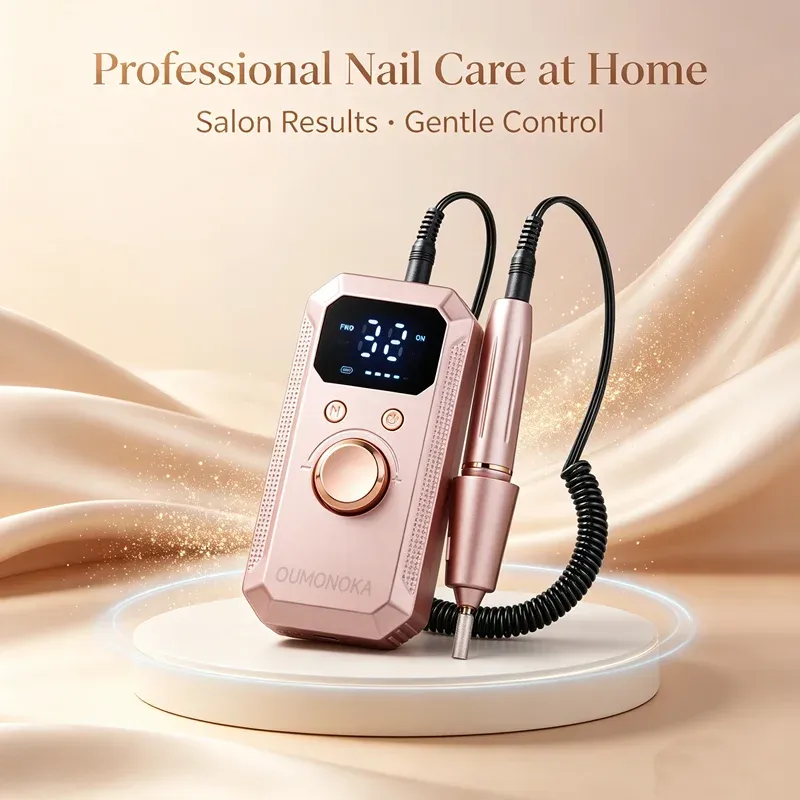 Kit professionnel de manucure avec ponceuse électrique à ongles et accessoires