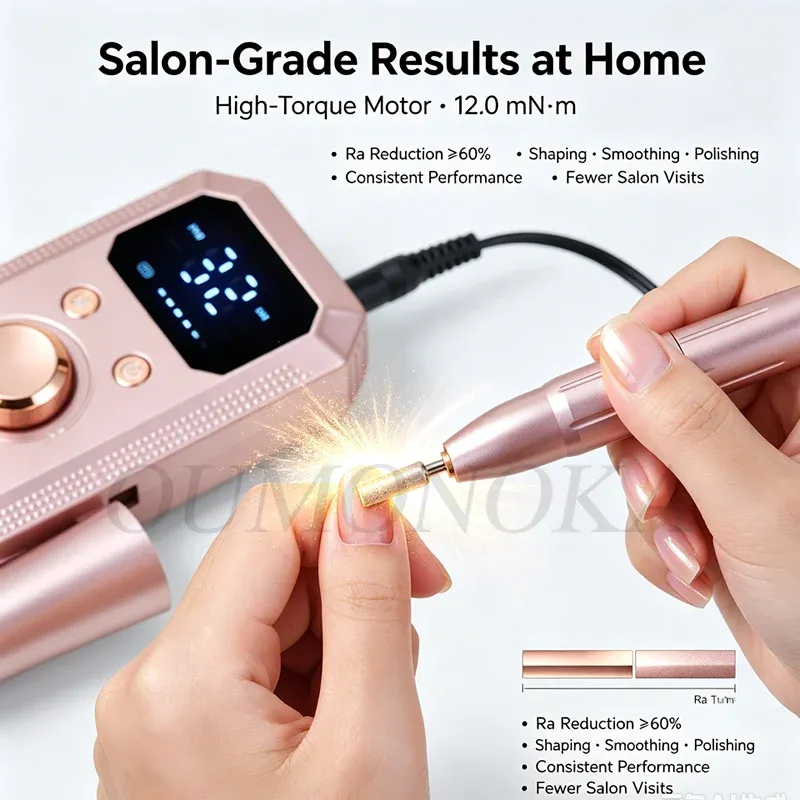 Kit professionnel de manucure avec ponceuse électrique à ongles et accessoires 3