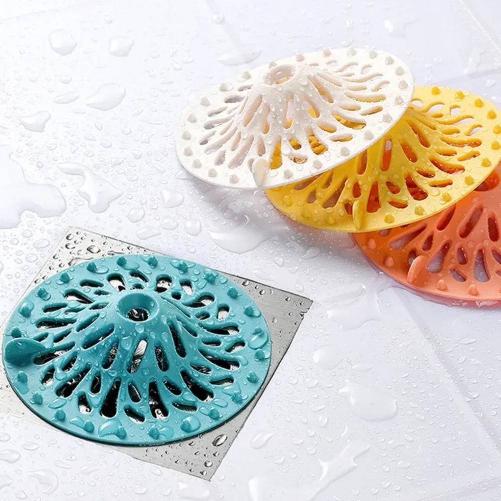 Bouchon filtre anti-cheveux pour douche, baignoire et évier de cuisine 1