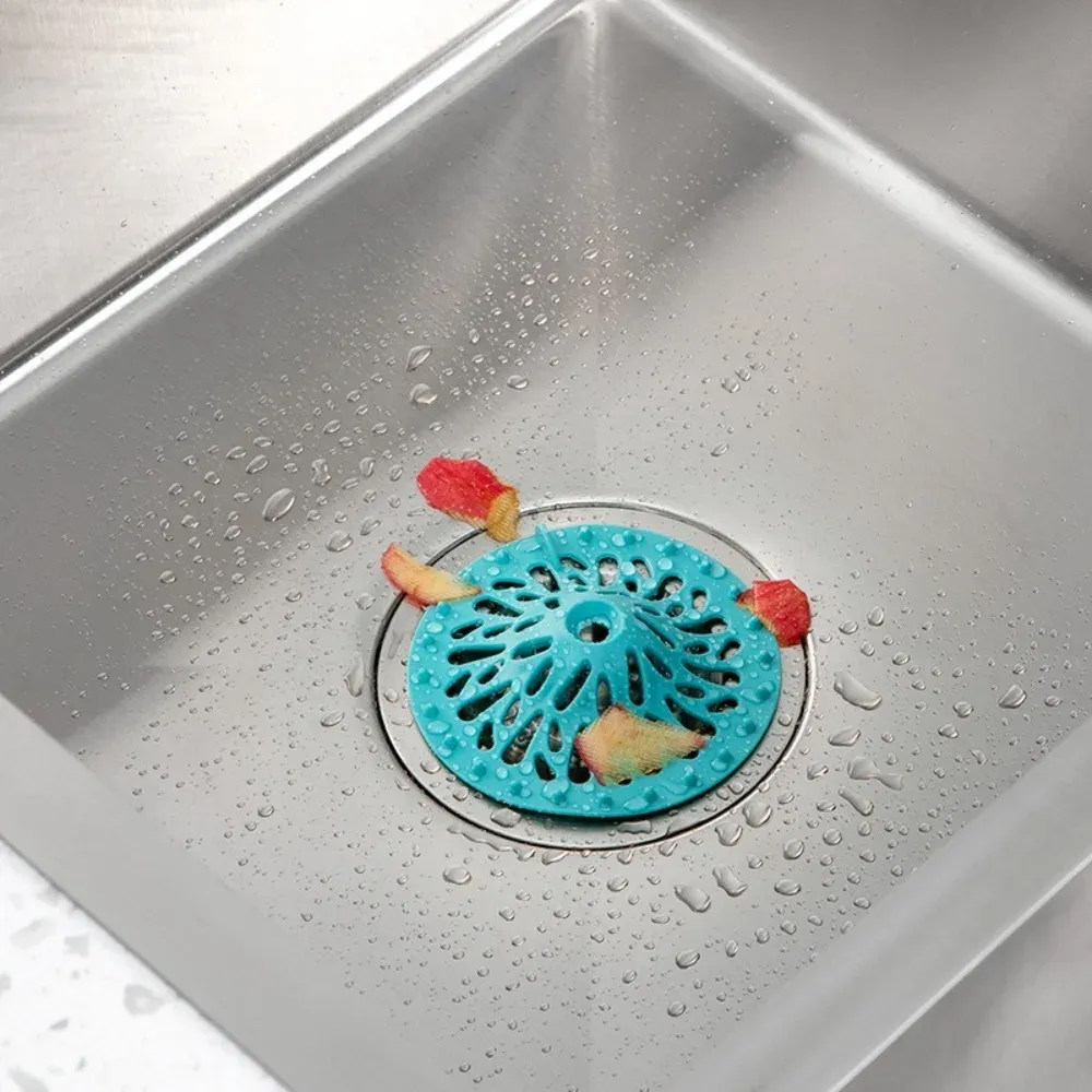 Bouchon filtre anti-cheveux pour douche, baignoire et évier de cuisine 5