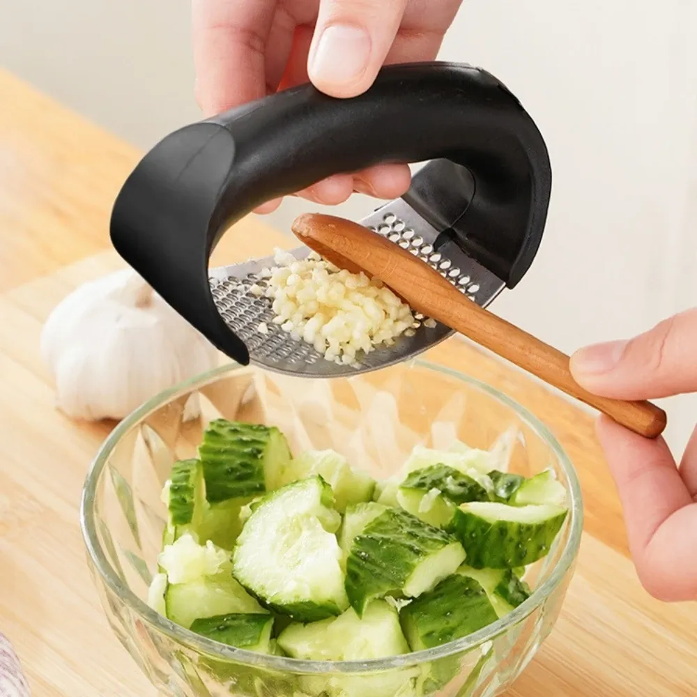 Presse-ail manuel en acier inoxydable, utilisation au quotidien