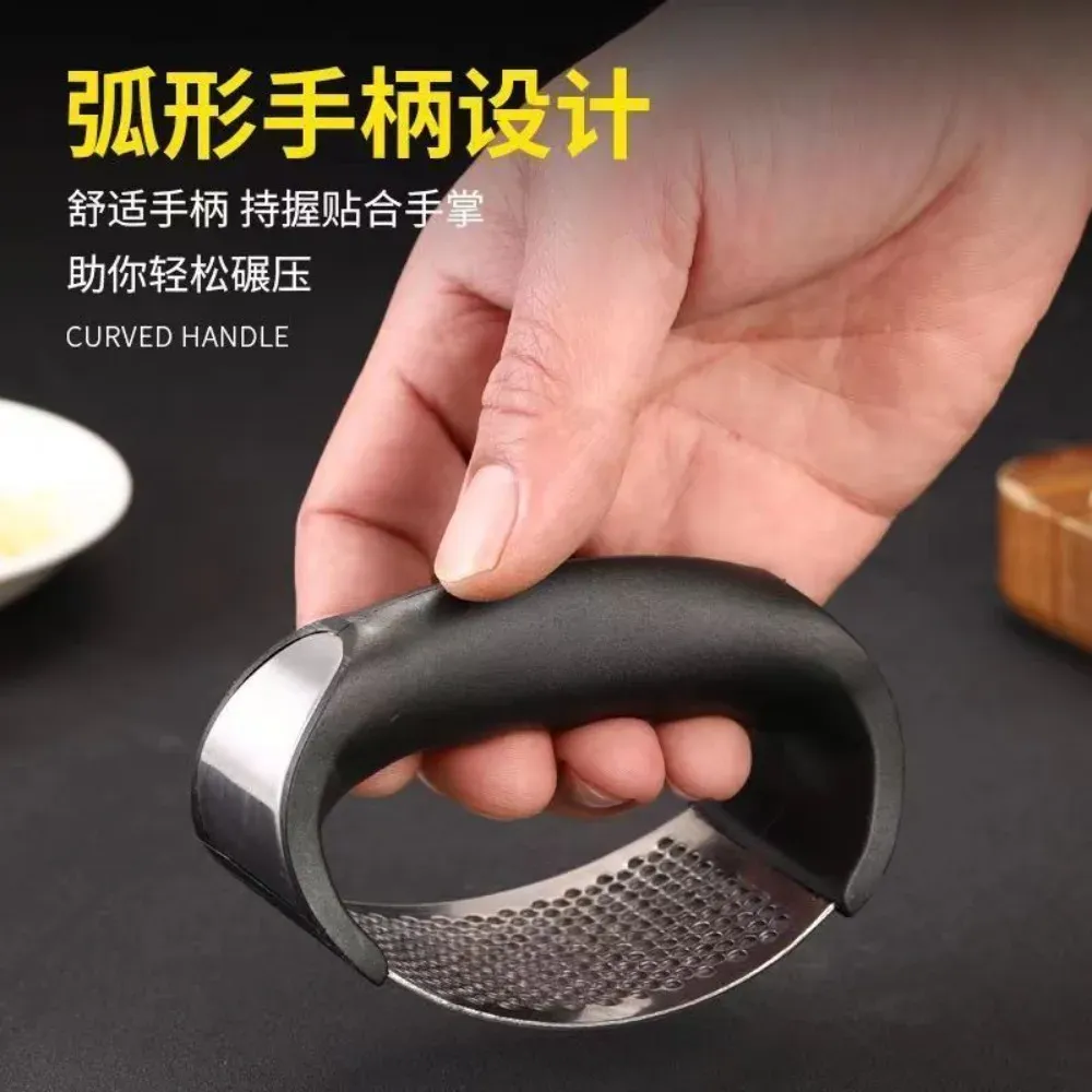 Presse-ail manuel en acier inoxydable, accessoire de cuisine