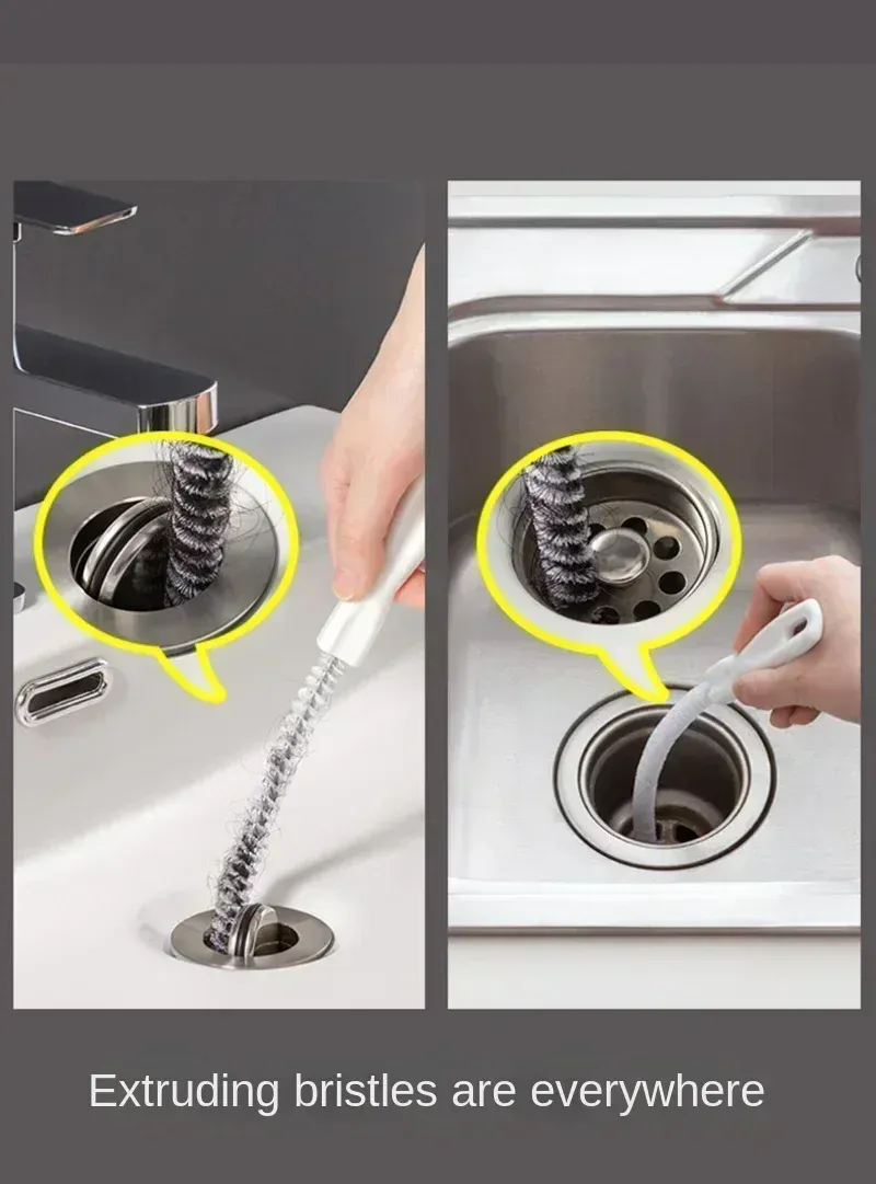 Brosse 4 en 1 en situation d'utilisation