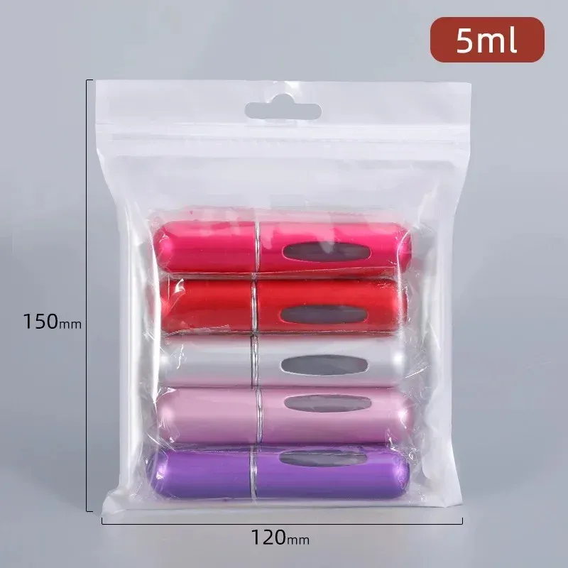 5 pièces Flacons vaporisateurs rechargeables 5 ml, mini flacons de voyage vides pour parfum 11
