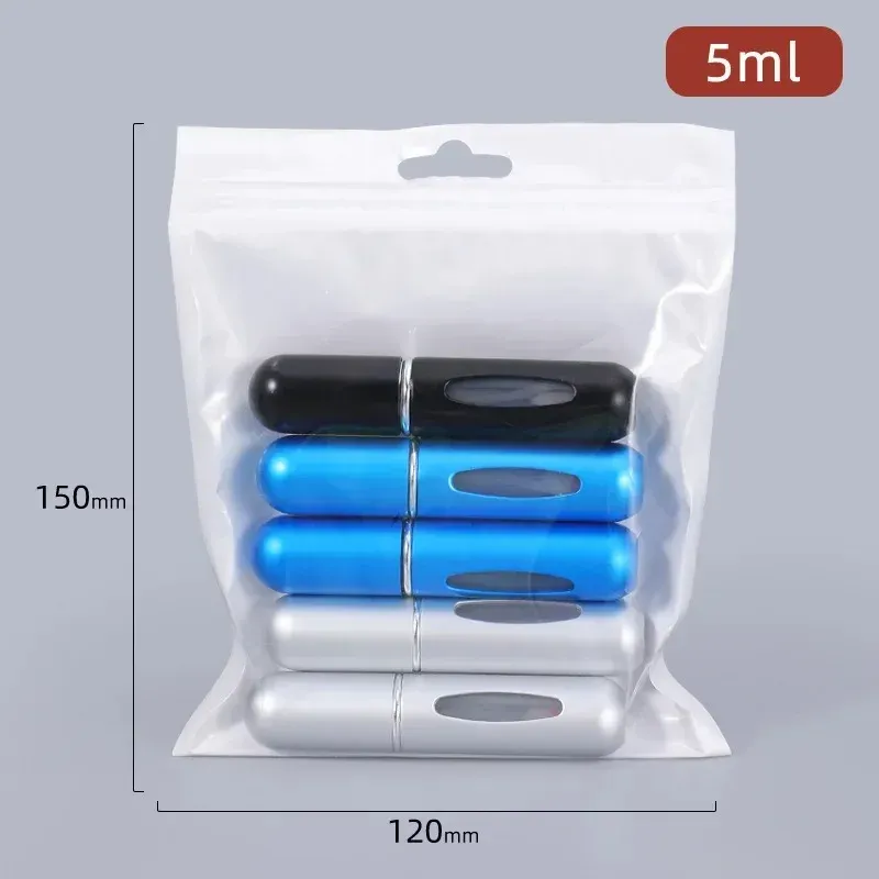 5 pièces Flacons vaporisateurs rechargeables 5 ml, mini flacons de voyage vides pour parfum 13