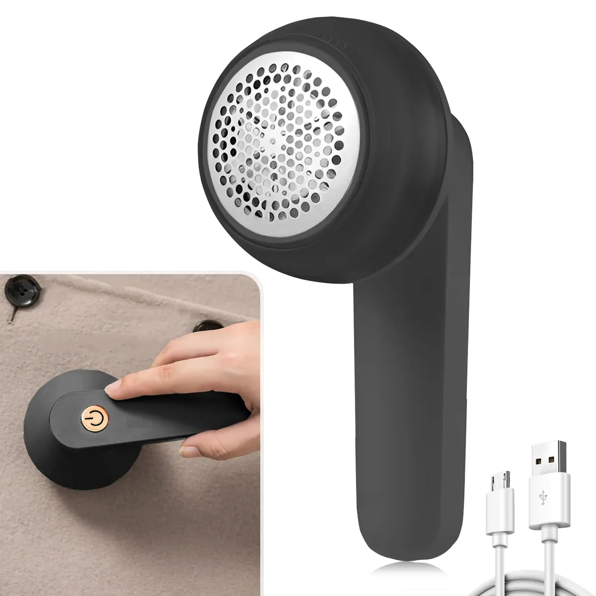 Rasoir anti-bouloches électrique rechargeable pour vêtements 10