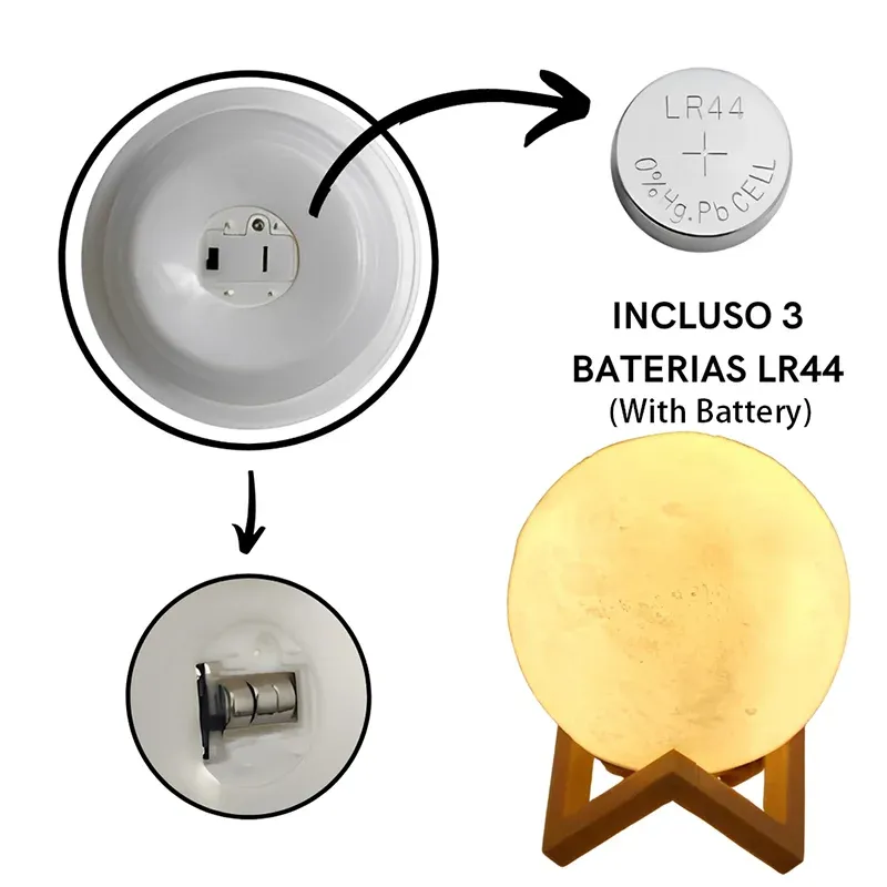 Veilleuse Lune LED, lumière galaxie