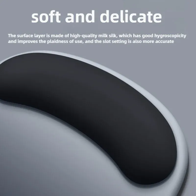 Tapis de souris ergonomique avec repose-poignet confortable, antidérapant et doux 3