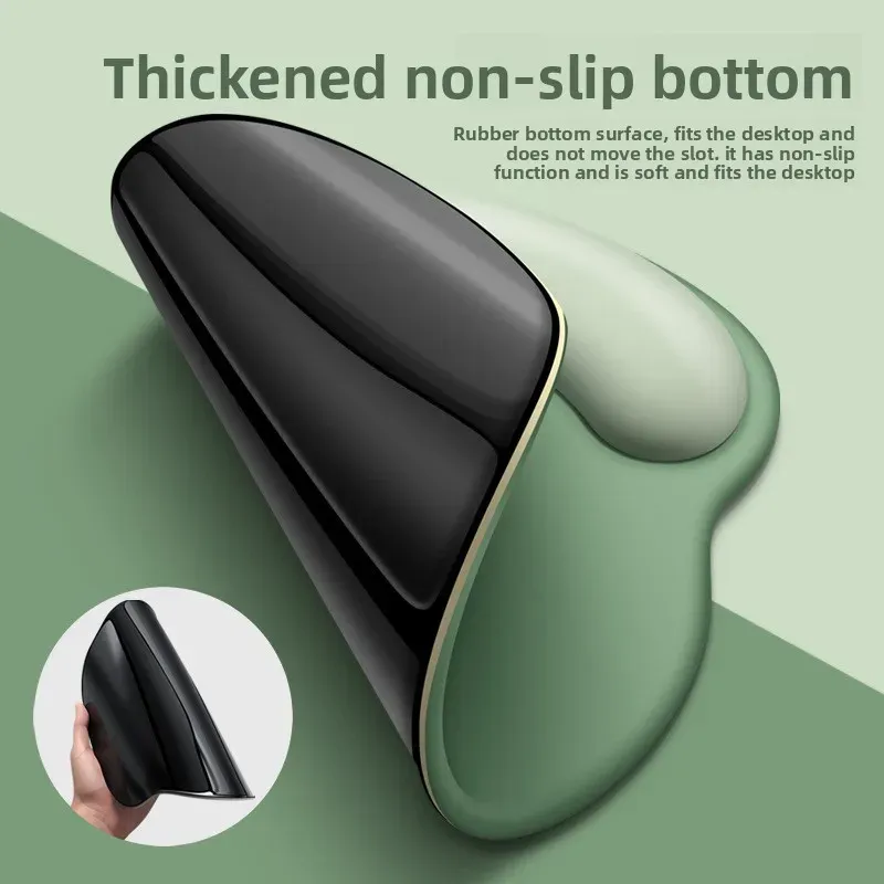 Tapis de souris ergonomique avec repose-poignet confortable, antidérapant et doux 5