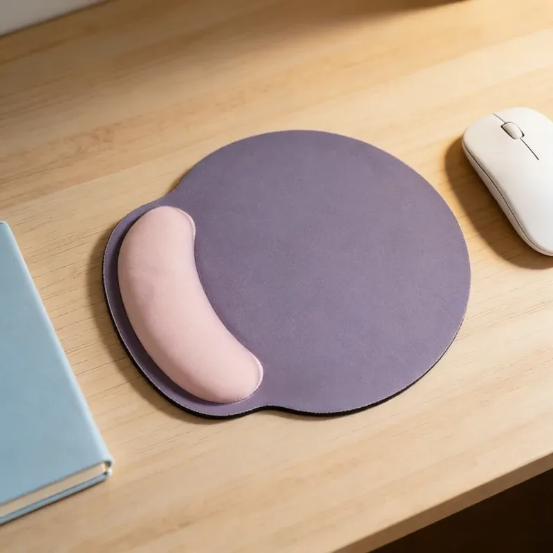 Tapis de souris ergonomique avec repose-poignet confortable, antidérapant et doux 11