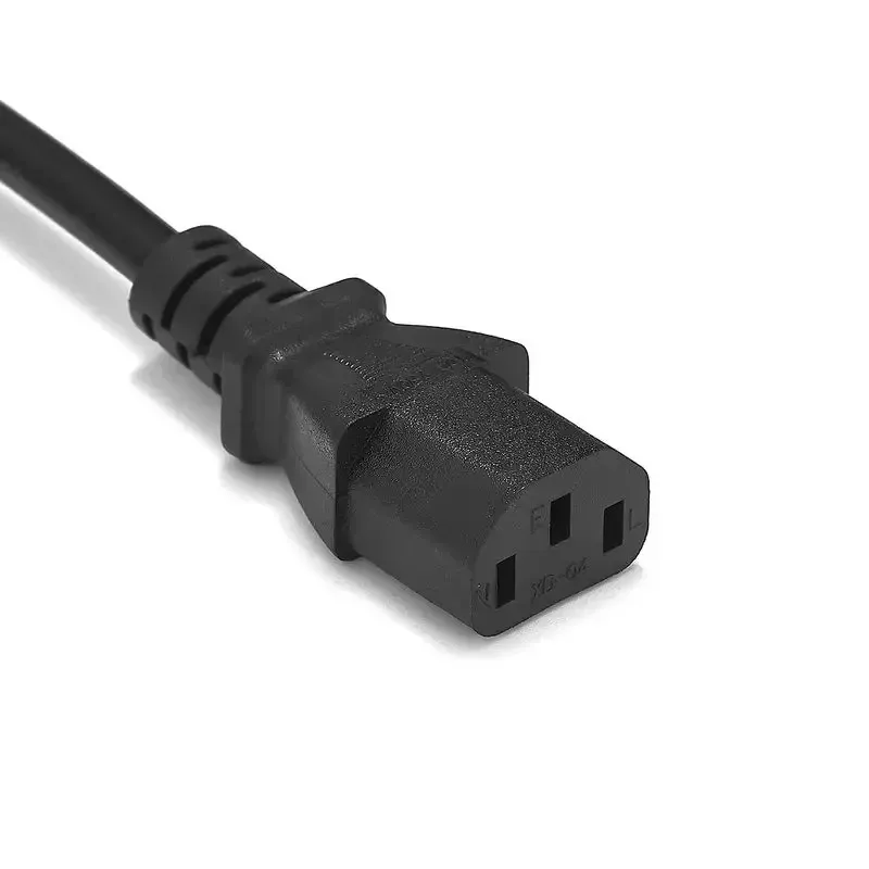 Câble d'alimentation UE, IEC C13, 1,2 m, 1,5 m, 2 m, 3 m, pour ordinateur, téléviseur LG, écran et ordinateur portable 3