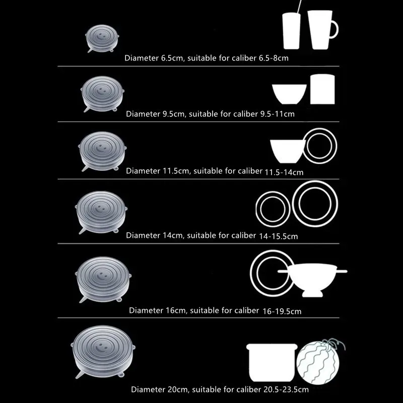 Couvercle extensible adapté à différents contenants