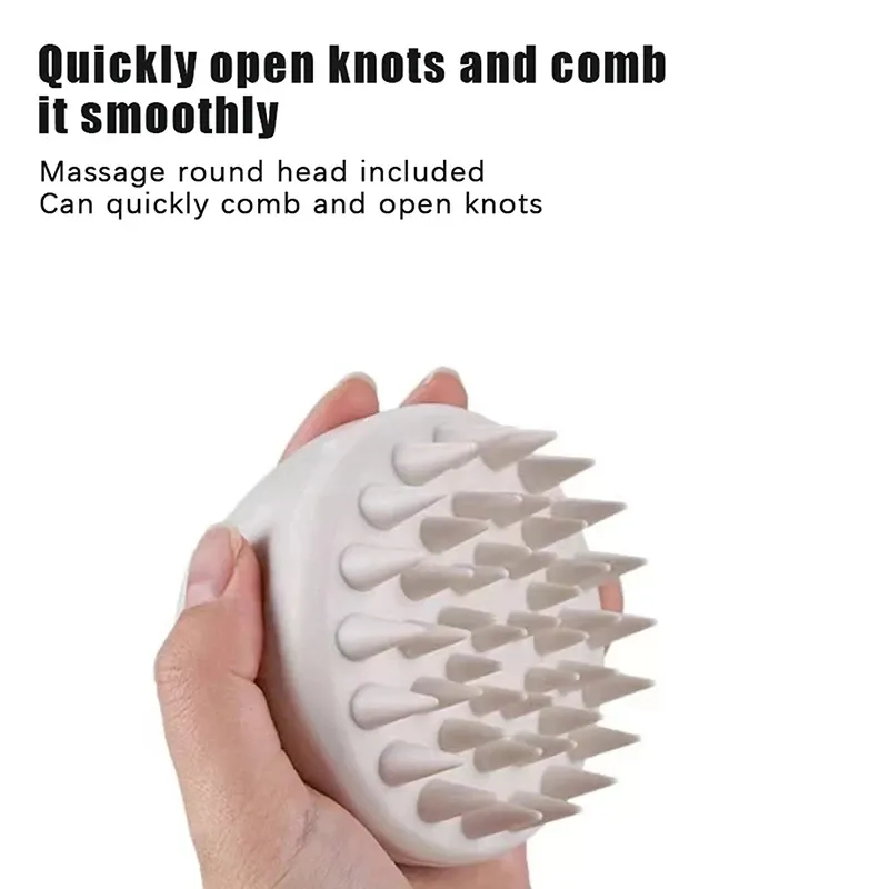 Brosse de massage pour cuir chevelu, design ergonomique
