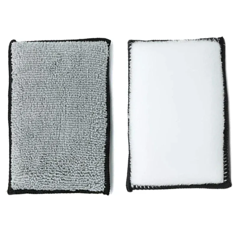 Éponge en microfibre double face pour nettoyage automobile et entretien du cuir, lot de 2 à 10 pièces 8