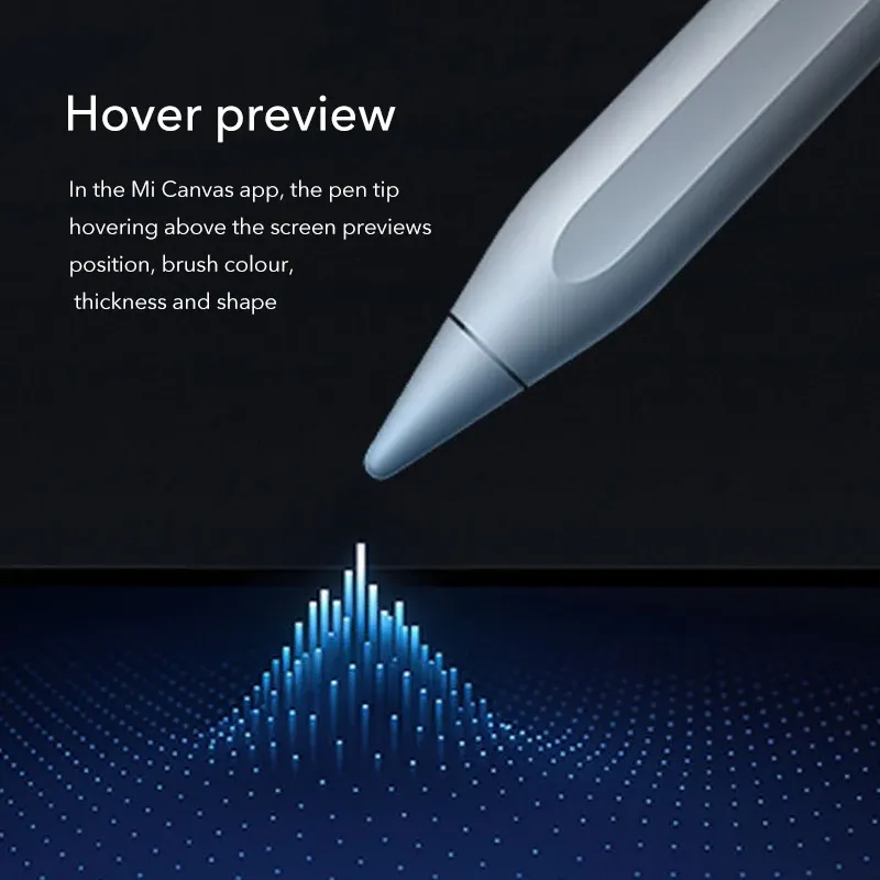 Stylet Xiaomi Focus Pen Pro, version mondiale d'origine, pour tablettes Xiaomi Pad 7/7 Pro/8/8 Pro, 17,5 g, coloris doré, avec retour haptique. 3